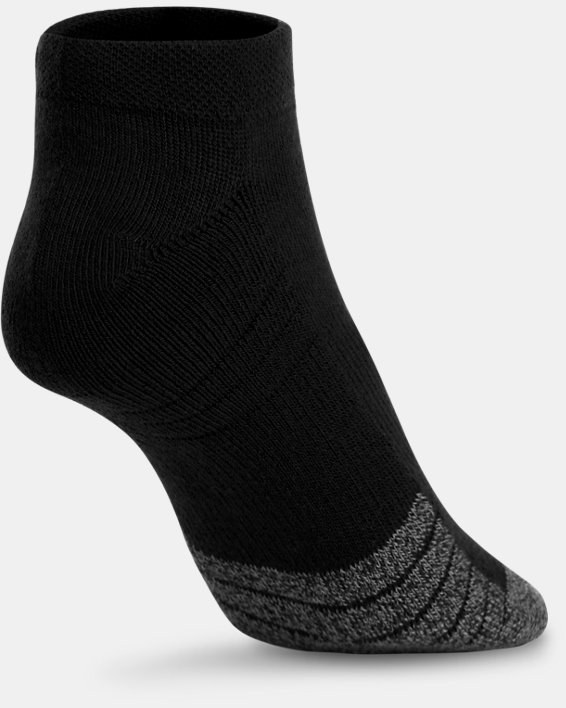 Kids' HeatGear® 3-Pack No Show Socks in Gray image number 7
